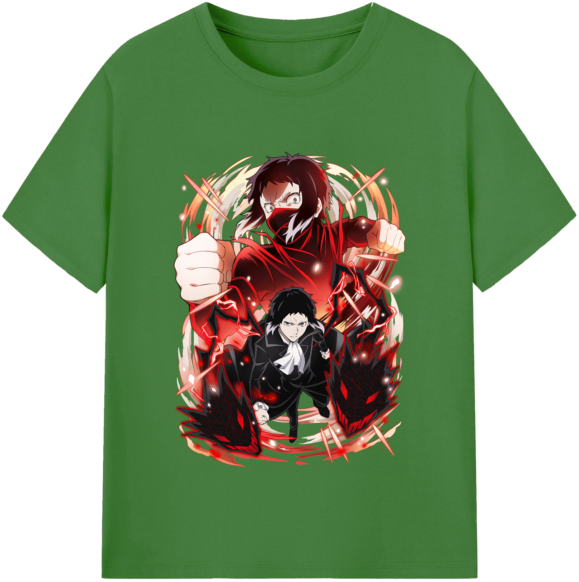 （画像用） 文豪ストレイドッグス Bungo Stray Dogs レディースカジュアルプリントTシャツ（綿100％）